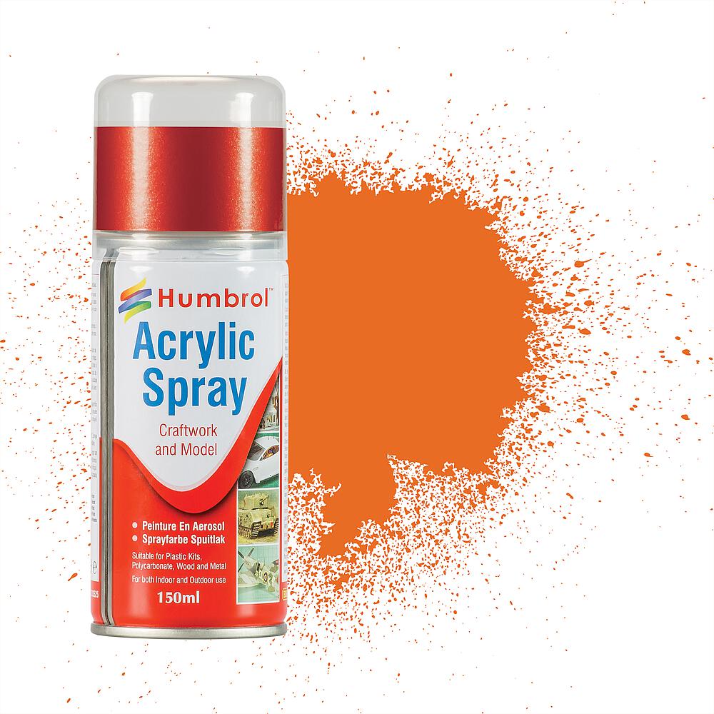 HUMBROL AD6018  No 18 Orange, bombe aérosol, 150 ml 