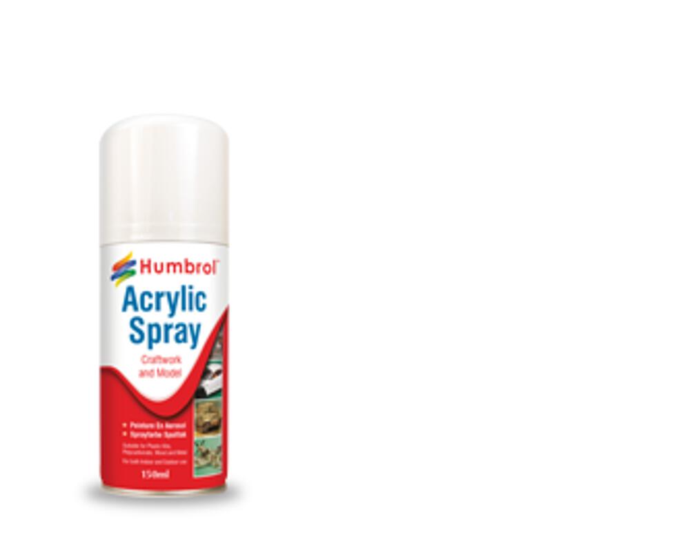 HUMBROL AD6049  N° 49 Laque acrylique, mate, en bombe, 150 ml 