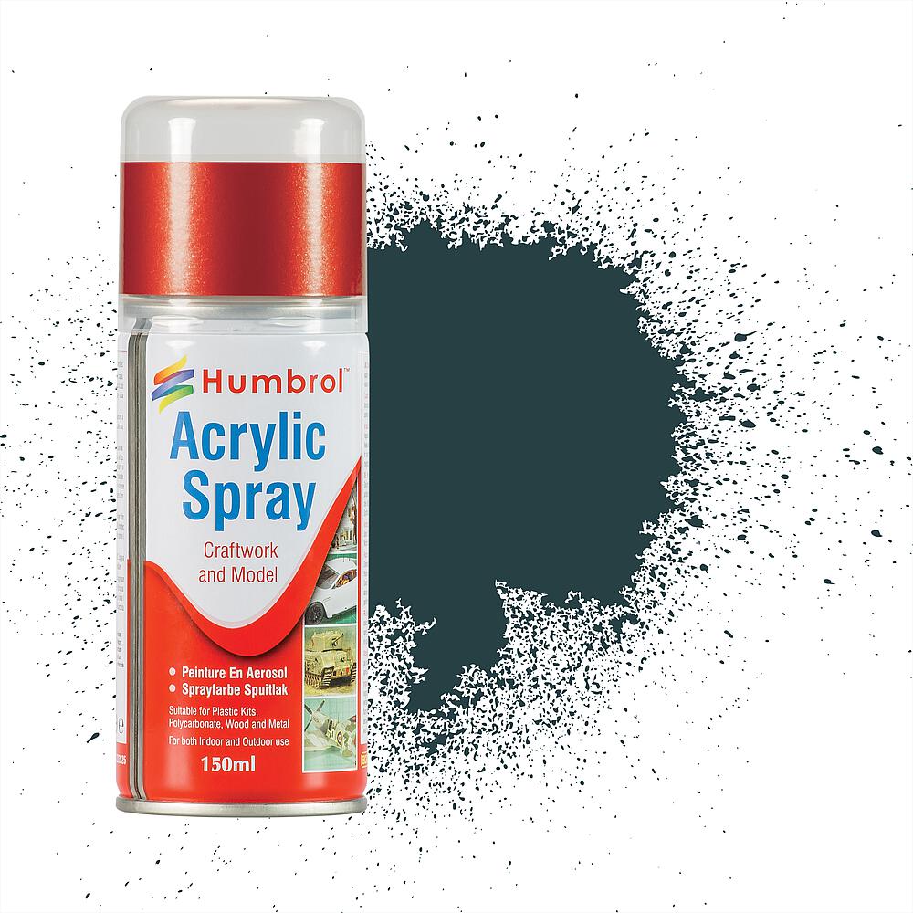 HUMBROL AD6067  No 67 Gris blindé, bombe aérosol, 150 ml 