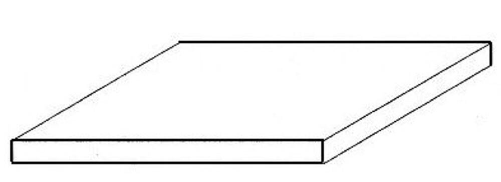 EVERGREEN 19010  Plaque de polystyrène blanc 300 x 600 x 0,25 mm