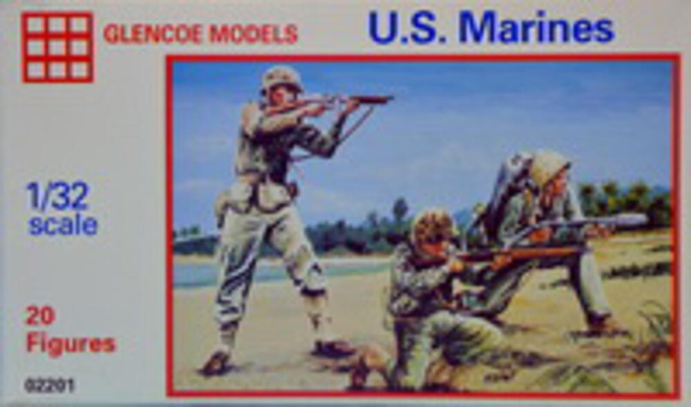 GLENCOE 2201  1/32 US Marines, 20 figurines 