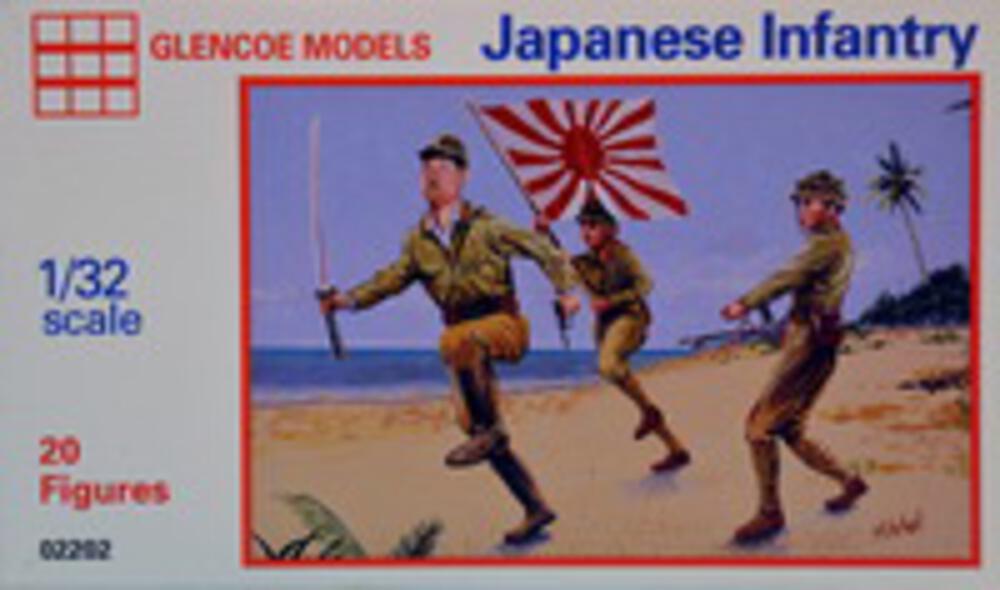 GLENCOE 2202  1/32 Infanterie japonaise, 20 figurines 