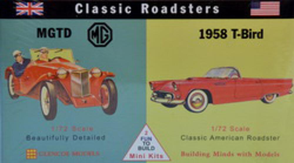 GLENCOE 3606  1/72 MGTD, T-Bird de 1958 