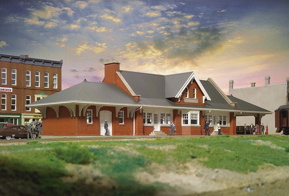 [WALTHERS 933-2904  ] WALTHERS 933-2904   H0  Gare urbaine 44,8 x 14,9 x 11,1 cm