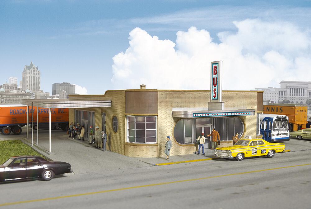 [WALTHERS 933-2934  ] WALTHERS 933-2934   HOGare routière de Silber Springs 28,5 x 22,2 x 8,8 cm