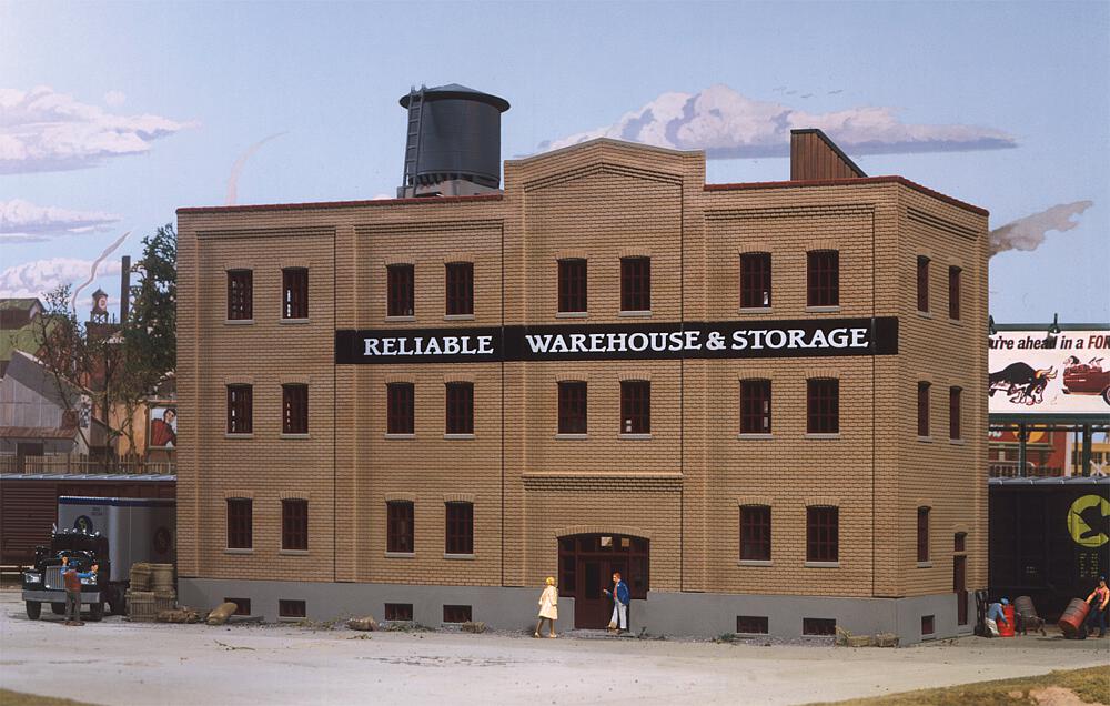 [WALTHERS 933-3014  ] WALTHERS 933-3014   H0  Entrepôt 27 x 26 x 17,1 cm