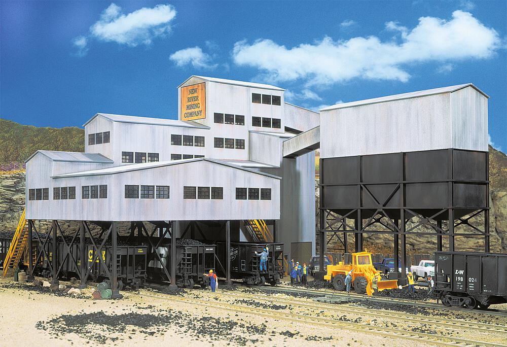 WALTHERS 933-3017   H0  Bâtiment de la mine New River Mining Company 31,2 x 22,5 x 23,2 cm