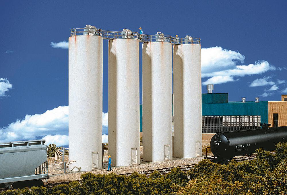 WALTHERS 933-3081   H0  4 réservoirs de stockage 50 x 10 x 21 cm