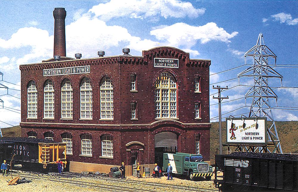 WALTHERS 933-3214   N  Centrale électrique Northern Light &amp; Power 17 x 10,5 cm