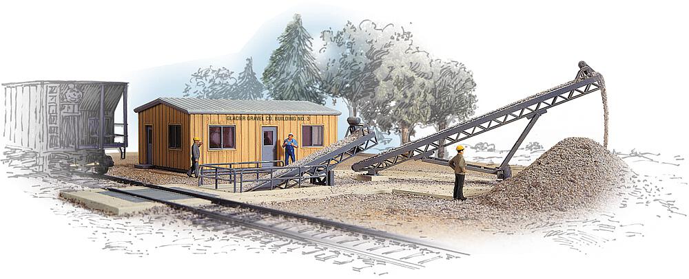 [WALTHERS 933-3519  ] WALTHERS 933-3519   HOConvoyeur à bande 24,6 x 16,7 cm