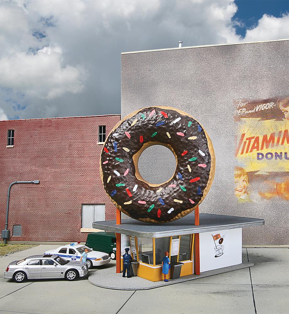 WALTHERS 933-3768   H0  Stand de donuts Hole-in-one 13 x 6,3 x 13 cm