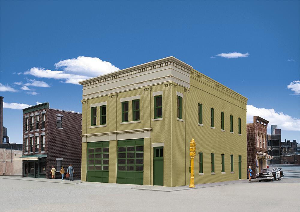 [WALTHERS 933-4022  ] WALTHERS 933-4022   HOStation de pompiers 20,3 x 12,4 x 14 cm