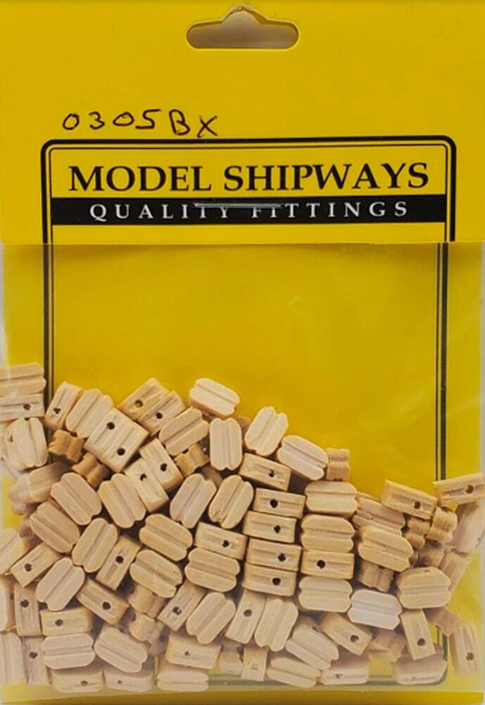MODEL EXPO MS0305BX     Blocs, simple, buis, 7 mm, 150 pièces 