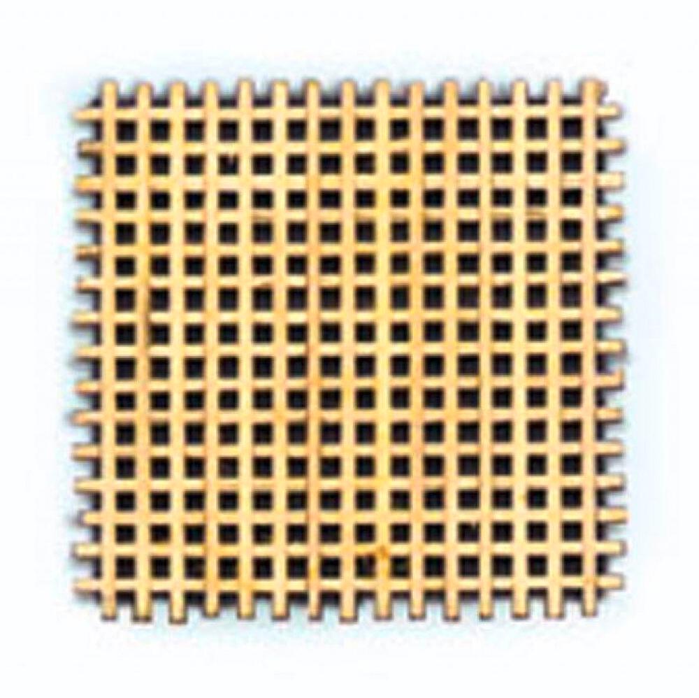 MODEL EXPO MS0363     Grille, 1 1/4x1 1/2 x 3/32, découpe laser, 8 pièces 