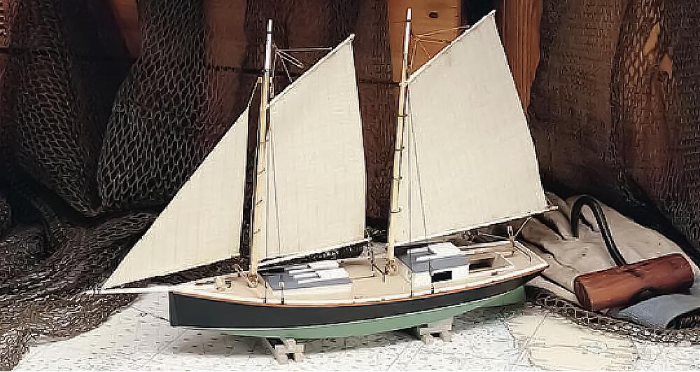 [MODEL EXPO MID968  ] MODEL EXPO MID968  1/32 Goélette Sharpie 