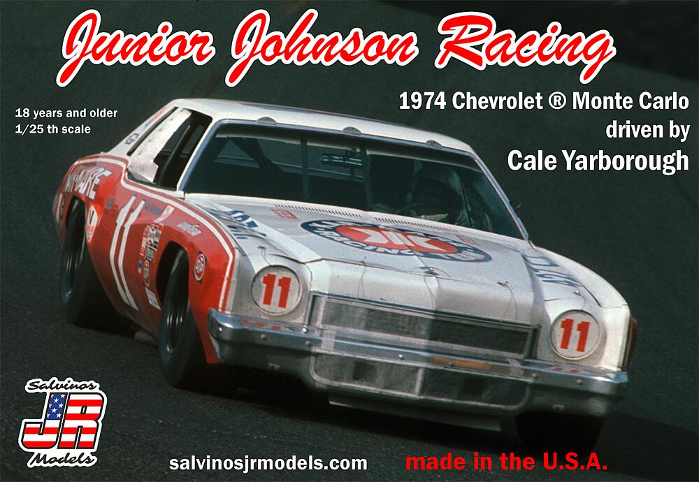 [SALVINOS JR MODELS JJMC1974B  ] SALVINOS JR MODELS JJMC1974B  1/25 Cale Yarborough #11, Junior Johnson Chevy, 1974 
