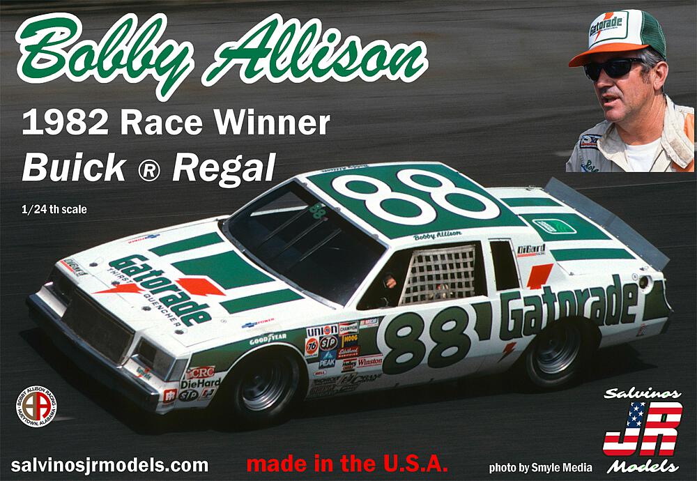 [SALVINOS JR MODELS BAB1982D  ] SALVINOS JR MODELS BAB1982D  1/24 Bobby Allison #88, Buick Regal, 1981 
