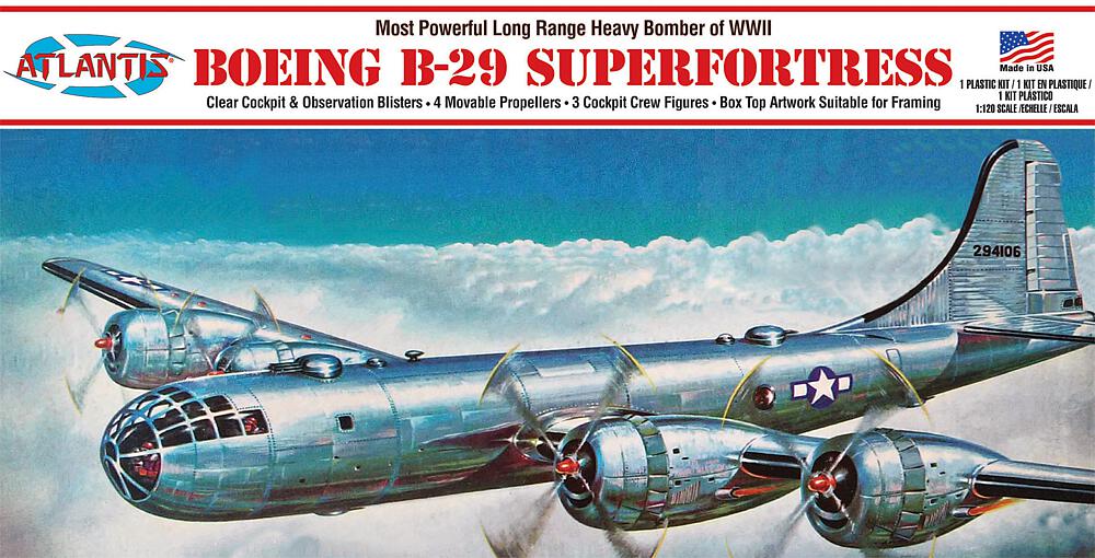 ATLANTIS AMCH208  1/120 Boeing B-29 Superfortress avec support 