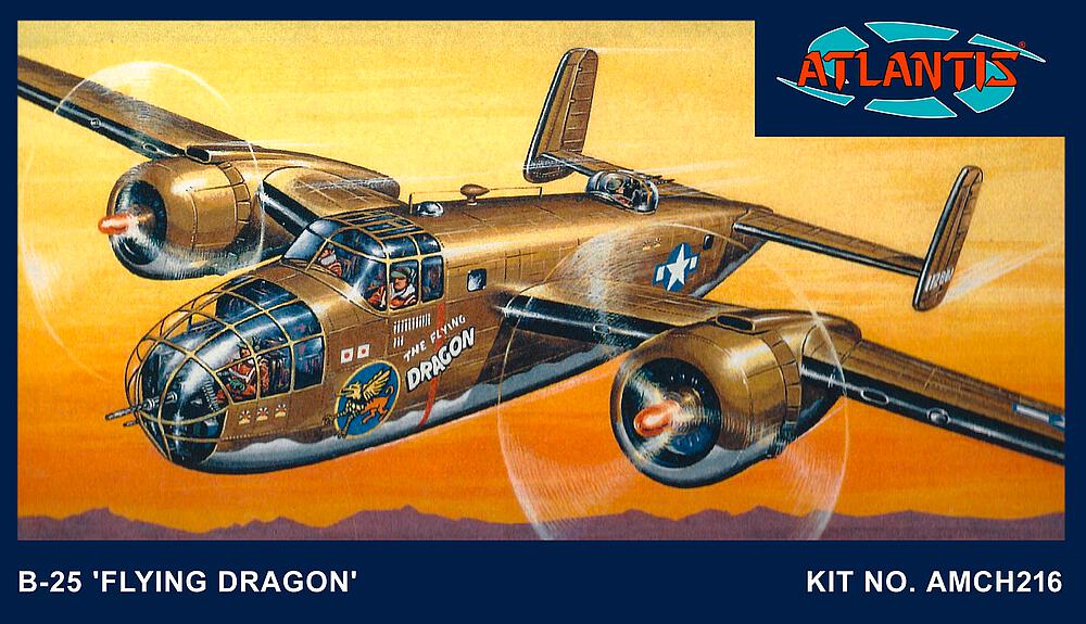 ATLANTIS AMCH216  1/64 North American B-25 Dragon volant 