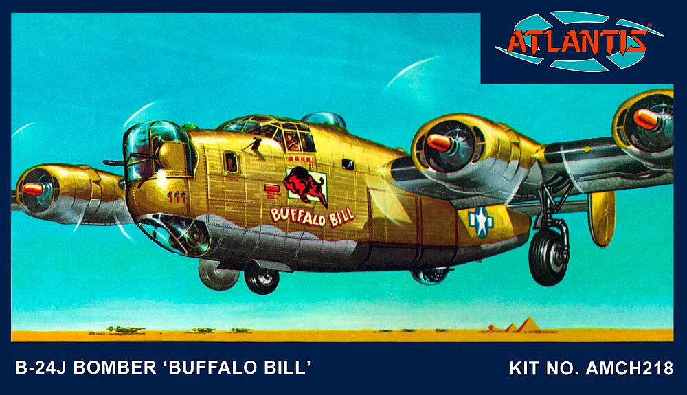 ATLANTIS AMCH218  1/92 Consolidated B-24-J Buffalo Bill 