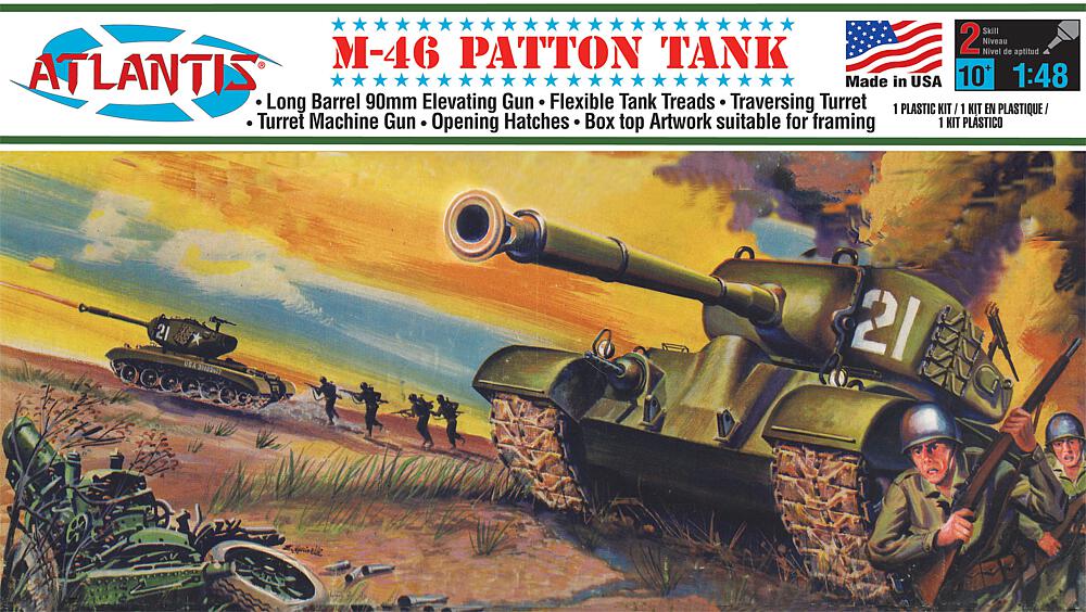 ATLANTIS AMCA301  1/48 M46 Patton 