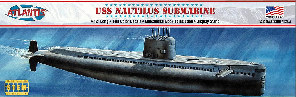 ATLANTIS AMCL750  1/300 SSN571 Nautilus 