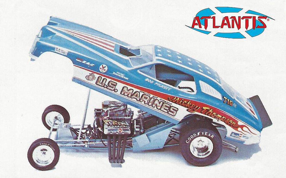 ATLANTIS AMCH1499  1/16 Mickey Thompson Marines Funny Car 