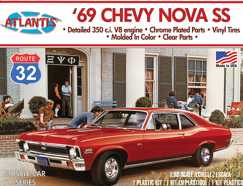 ATLANTIS AMCM2006  1/32 1969 Chevy Nova SS Route 32 