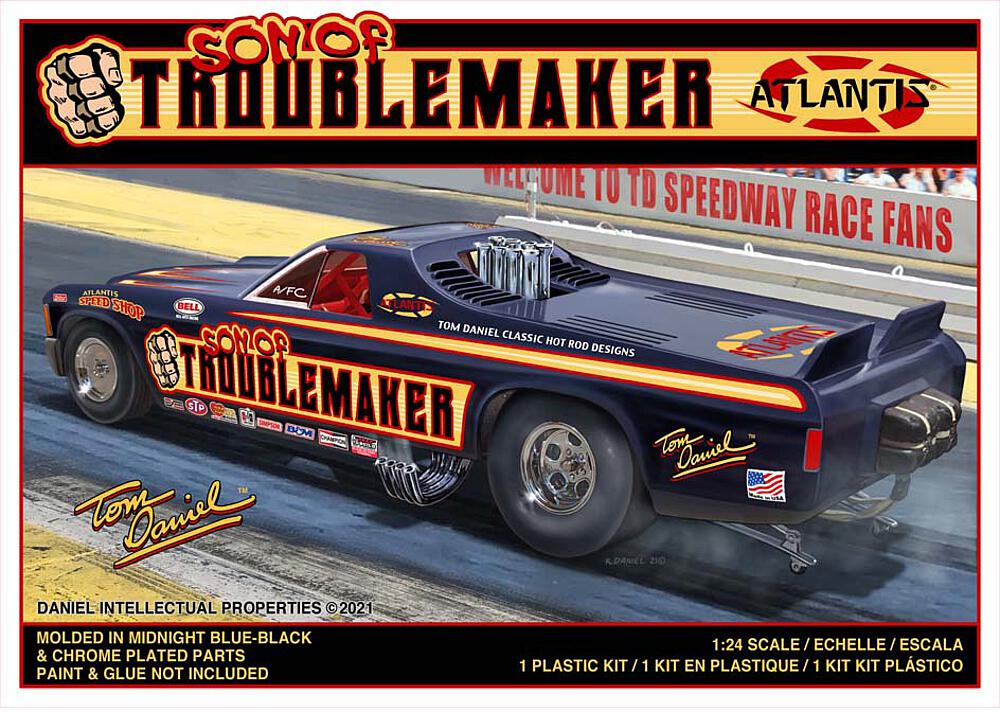 [ATLANTIS AMCM2204  ] ATLANTIS AMCM2204  1/24 Son of Troublemaker Chevy El Camino Funny Car 