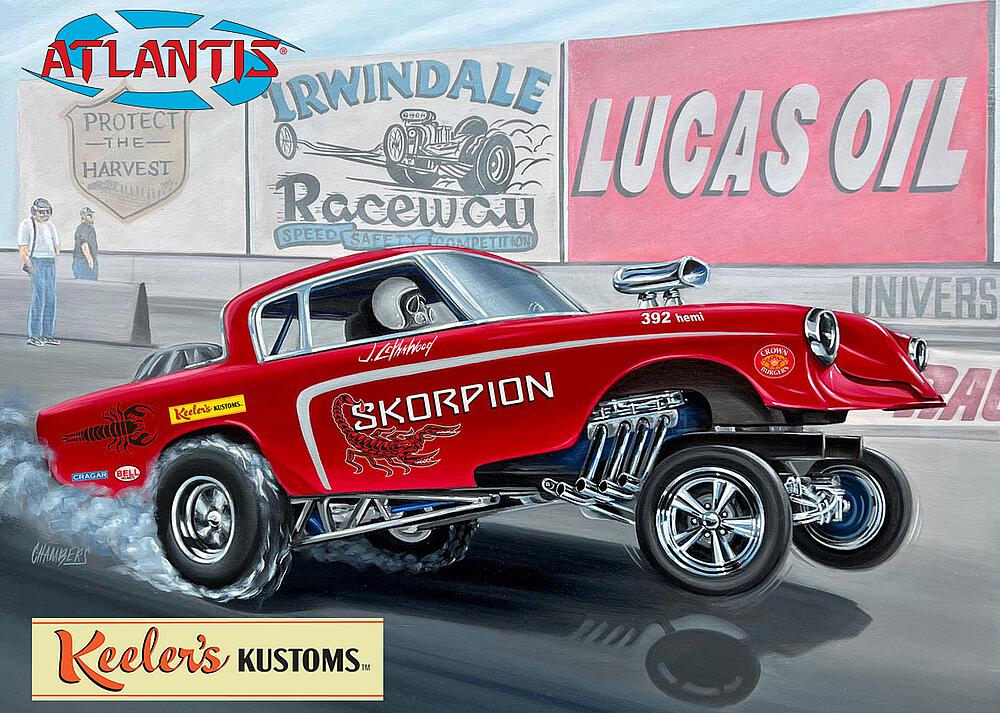 ATLANTIS AMC13102  1/25 Keelers Kustoms Studebaker Funny Car 