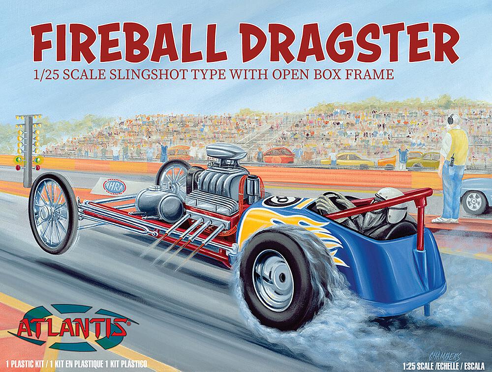 [ATLANTIS AMCM6710  ] ATLANTIS AMCM6710  1/24 Fireball Slingshot Dragster 