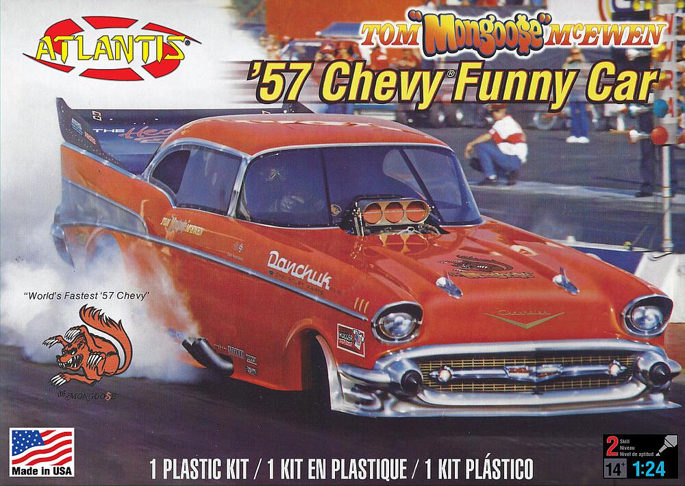 [ATLANTIS AMCH7172  ] ATLANTIS AMCH7172  1/25 1957 Tom McEwenChevy Funny car 