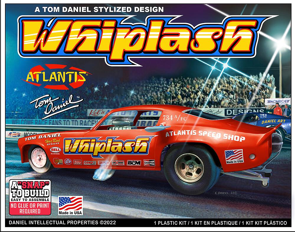 ATLANTIS AMCM8276  1/32 Snap kit, Tom Daniel Whiplash Camaro Funny Car 