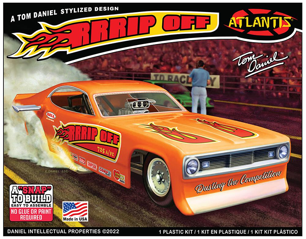 ATLANTIS AMCM8277  1/32 Snap Tom Daniel RRRRip Off Funny Car 