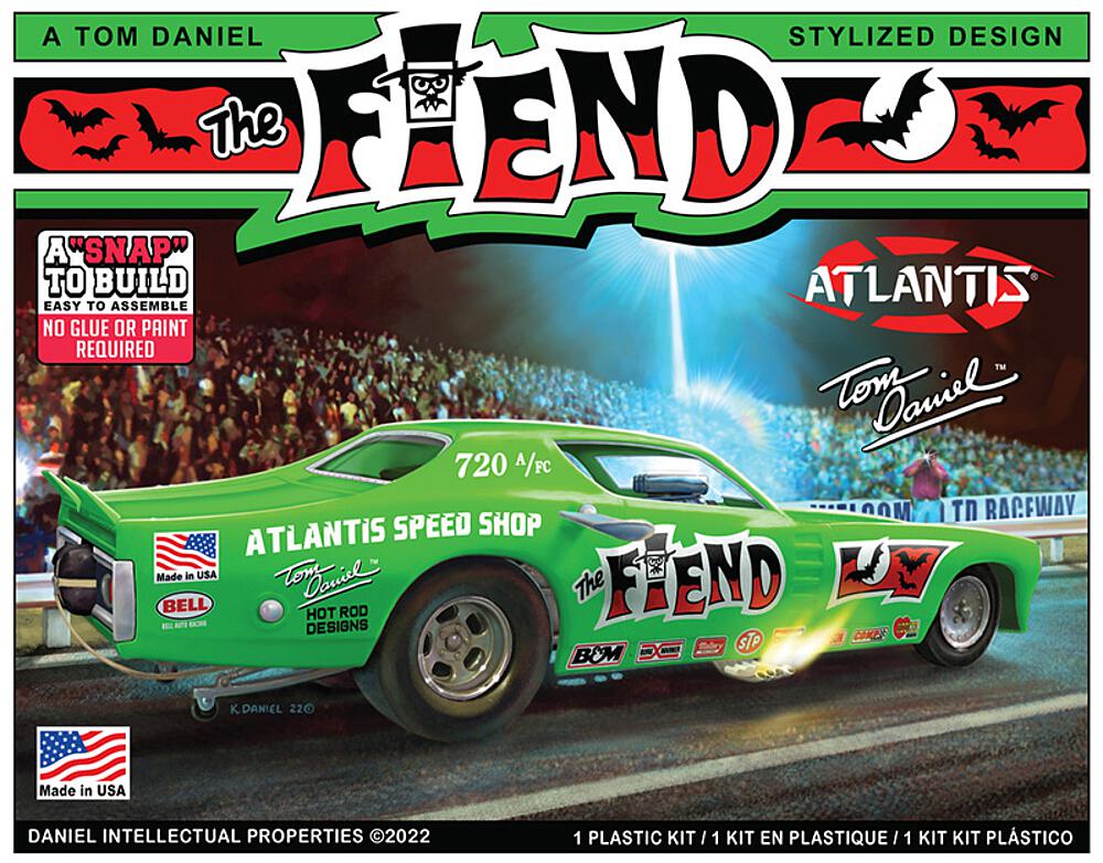 [ATLANTIS AMCM8278  ] ATLANTIS AMCM8278  1/32 Snap Tom Daniel Fiend Funny Car 