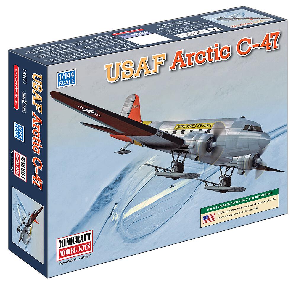 MINICRAFT 14671  1/144 C-47 Arctic R4F USAF 