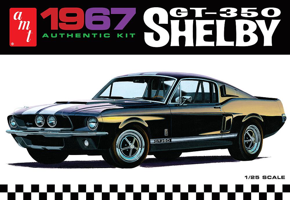AMT AMT800/12  1/25 1967 Shelby GT 350, blanche 