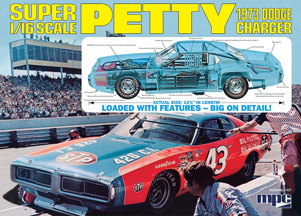 MPC MPC938/06  1/16 1973 Dodge Charger Richard Pretty 