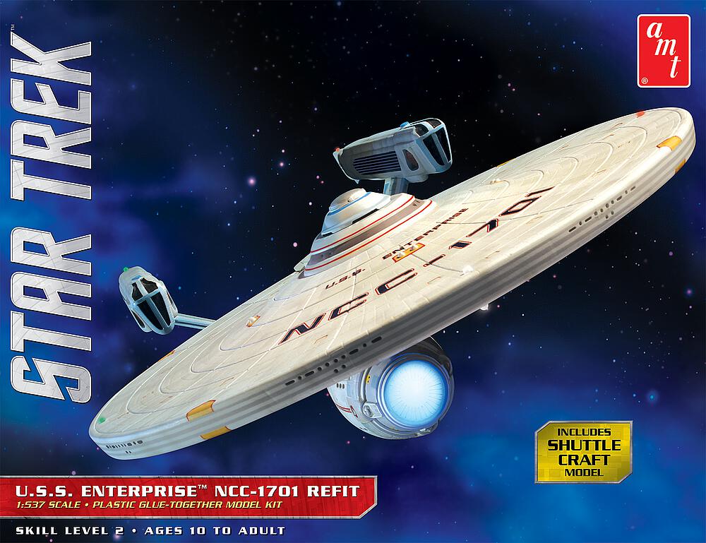 AMT AMT1080/06  1/537 Star Trek USS Enterprise Refit 