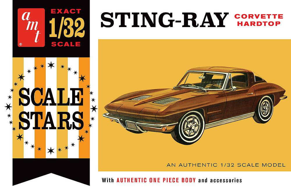AMT AMT1112/12  Corvette Stingray 1/32 1963 