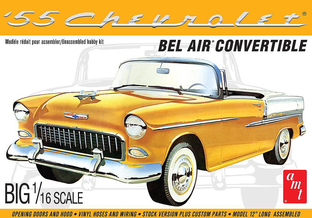 AMT AMT1134/06  1/16 1955 Chevy Bel Air Convertible 
