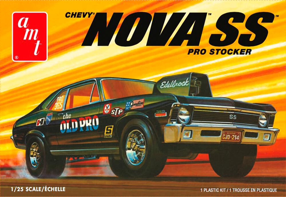 AMT AMT1142M/12  1/25 1972 Chevy Nova SS Old Pro 2T 