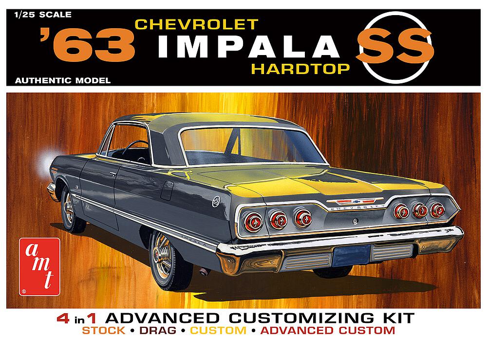AMT AMT1149M/12  1/25 1963 Chevy Impala SS 