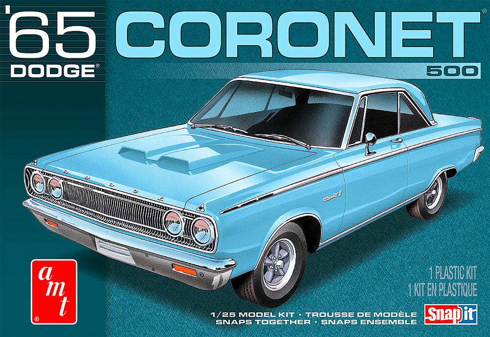 AMT AMT1176M/12  1/25 1965 Dodge Coronet, Snap-Kit 