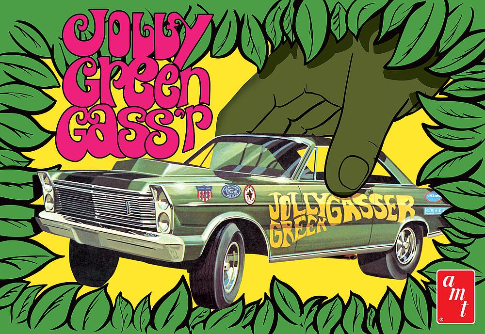 AMT AMT1192/12  1/25 1965 Ford Galaxie Jolly Green Gasser 