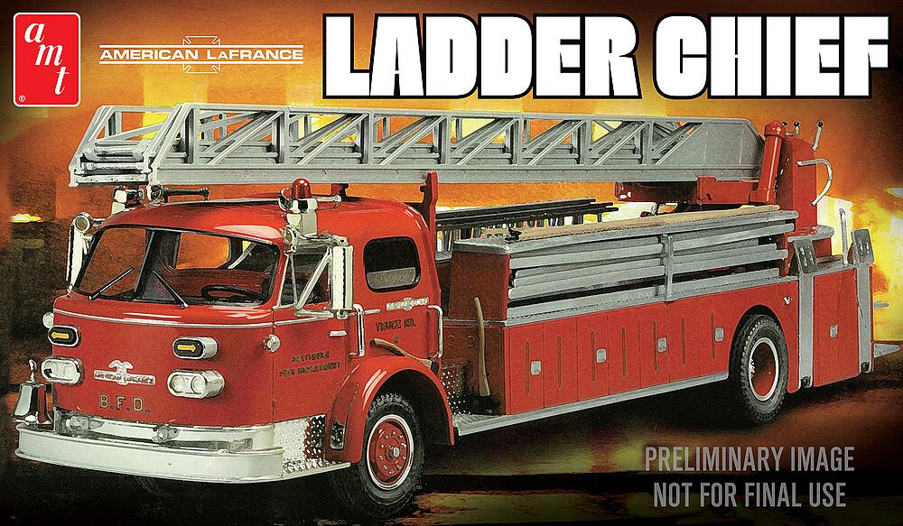 AMT AMT1204/06  1/25 LaFrance Ladder Chief Fire Truck 