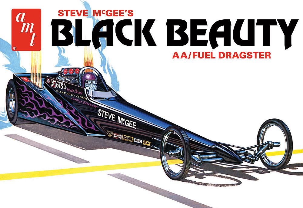 AMT AMT1214/12  1/25 Steve McGee Black Beauty Wedge Dragster 