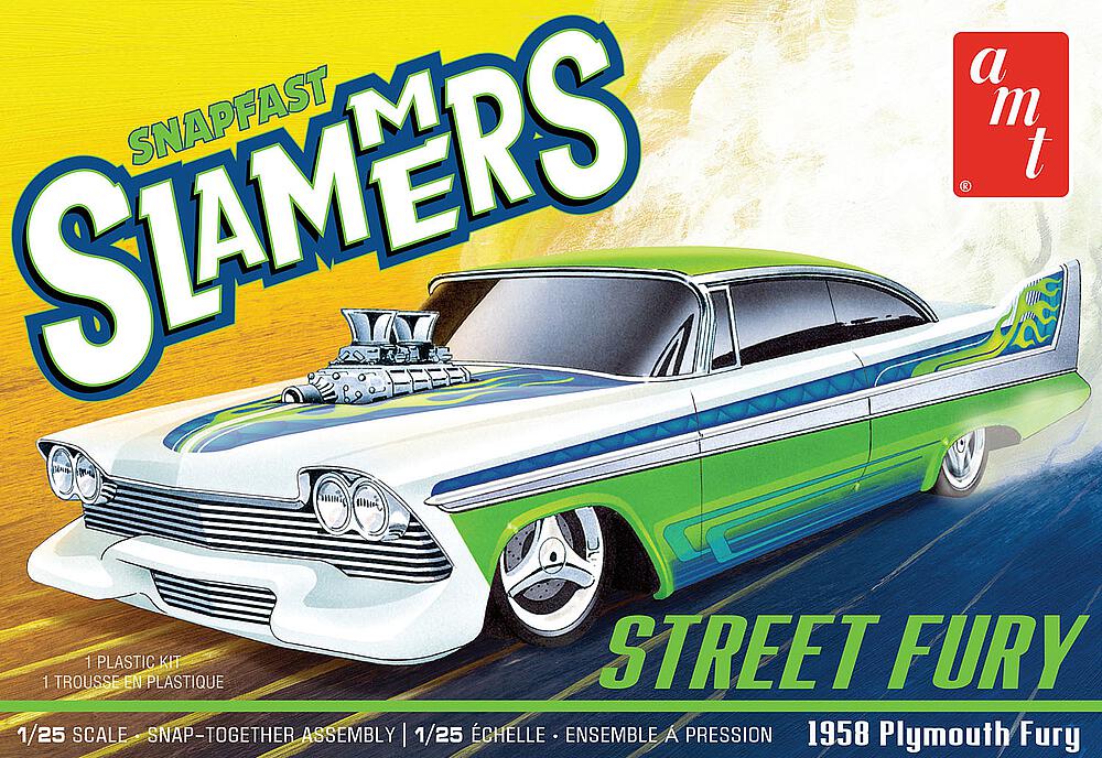 AMT AMT1226M/12  1/25 1958 Plymouth Street Fury Slammers 