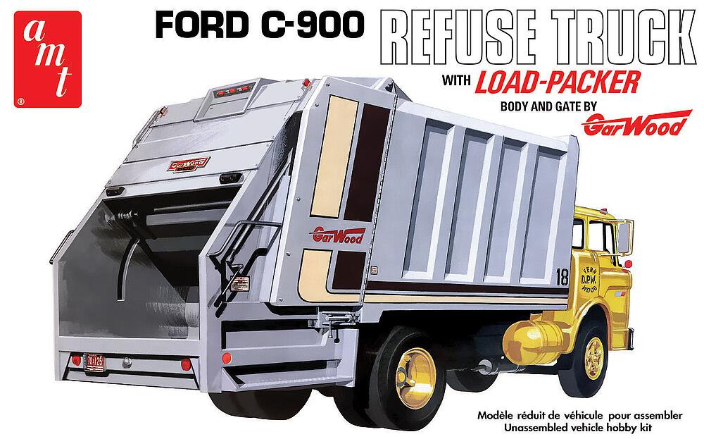 AMT AMT1247/06  1/25 Ford C-600 Gar Wood Benne à ordures 