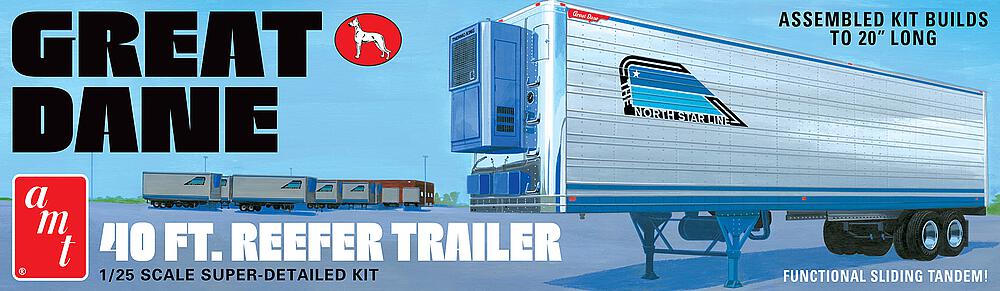 AMT AMT1249/06  1/25 Great Dane Reefer Trailer 40 pieds 